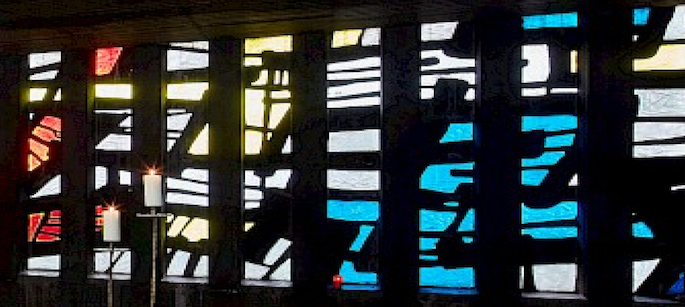 K 2 Bunte Beton Kunstharzwand