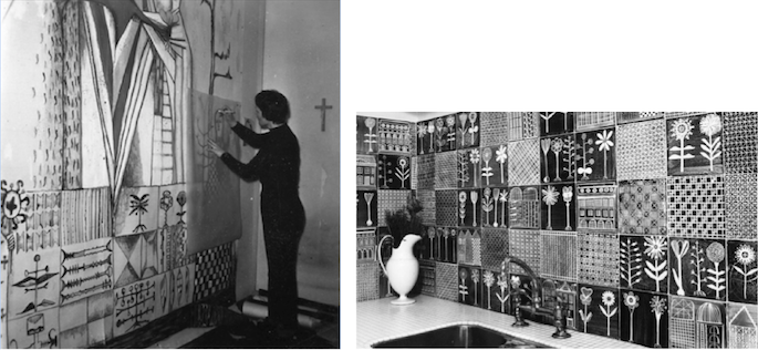 Gisèle Favre bei der Arbeit