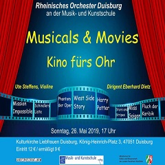 Veranstaltungsplakat in klein