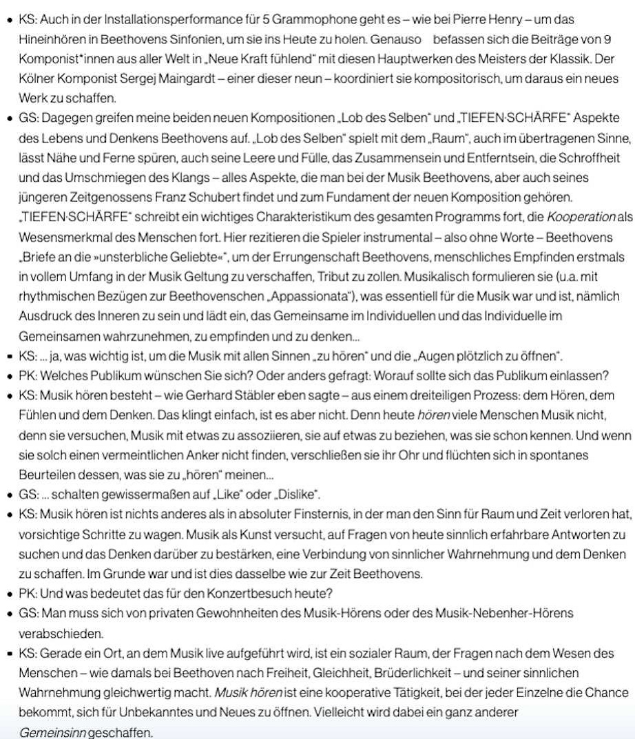 Musiek Biennale Interview Teil 2