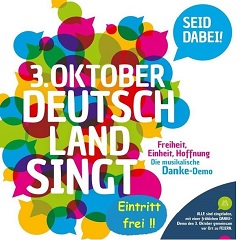 Deutschland singt: Plakat-Ausschnitt