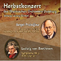Rheinisches Orchester Duisburg: Herbstkonzert 2026, Plakat (Ausschnitt)